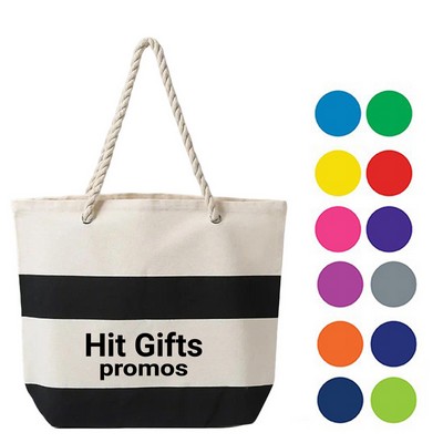 Stripe Canvas Bag